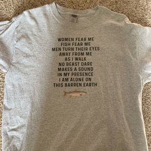women fear me fish fear me shirt
